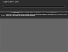 Tablet Screenshot of mytravellite.com